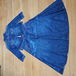 Ralph Lauren size large jacket and size 12 denim skirt set